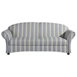 2,5-Sitzer in Flachgewebe Blau, Beige