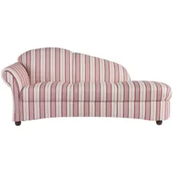 R&eacute;camiere in Flachgewebe Rot, Beige