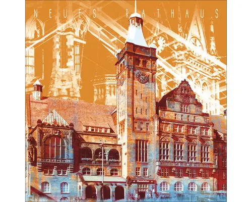 Glasbild Chemnitz VIII 30x30 cm