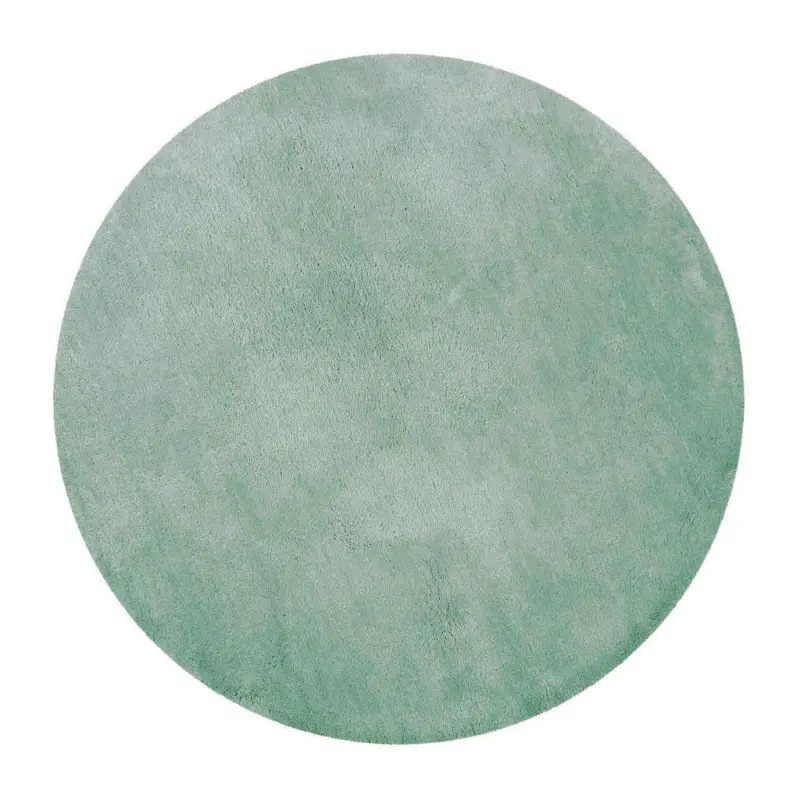 Badteppich 90 cm Mintgrün