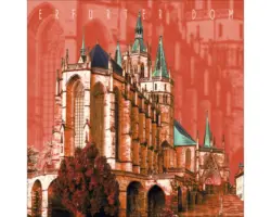 Glasbild Erfurt VII 20x20 cm