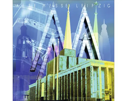 Glasbild Leipzig IV 20x20 cm