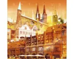 Hornbach Glasbild Lübeck III 50x50 cm