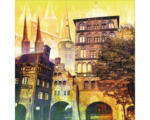 Hornbach Glasbild Lübeck VII 20x20 cm