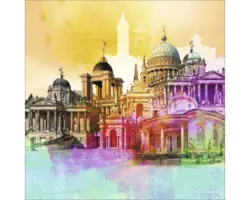 Glasbild Potsdam IV 20x20 cm