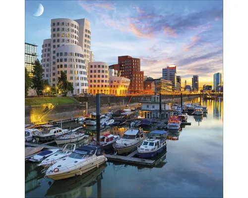 Glasbild Düsseldorf XXVI 50x50 cm