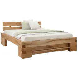 Bett 180/200 cm in Eichefarben