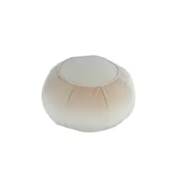 Pouf in Creme Textil