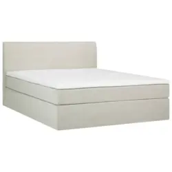Boxspringbett 140/200 cm in Hellgrau