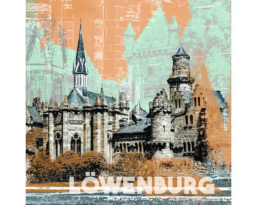 Glasbild Kassel IV 20x20 cm