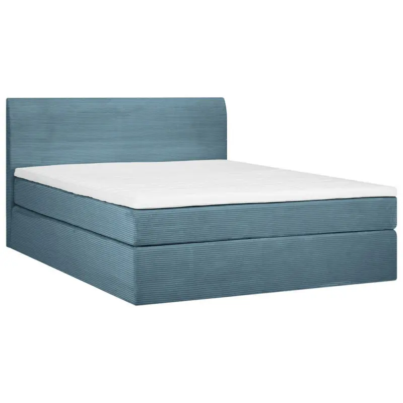 Boxspringbett 160/200 cm in Blau