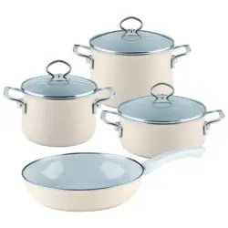 Kochtopfset Avorio 7-teilig