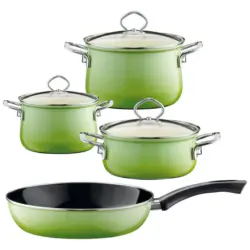 Kochtopfset Smaragd 7-teilig