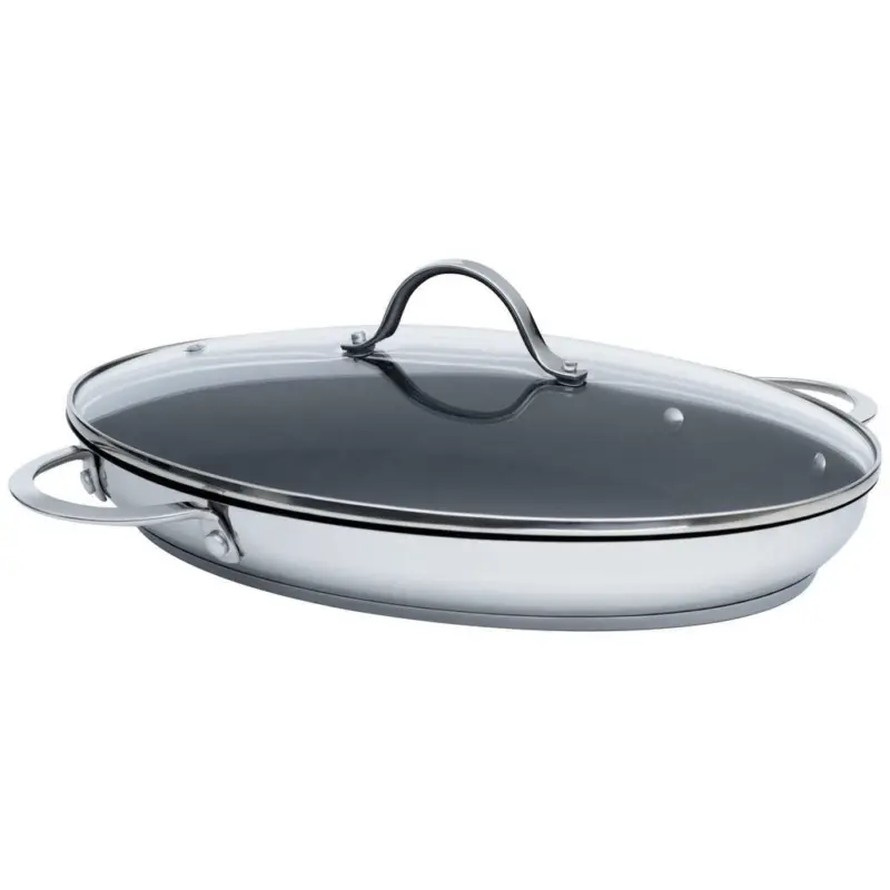 Fischpfanne LxBxH: 38,9x26x5