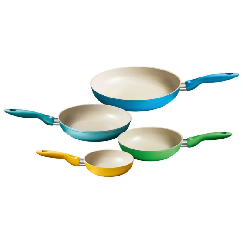 Pfannenset 4- Teilig Metall 4-teilig