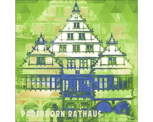 Glasbild Paderborn VI 20x20 cm