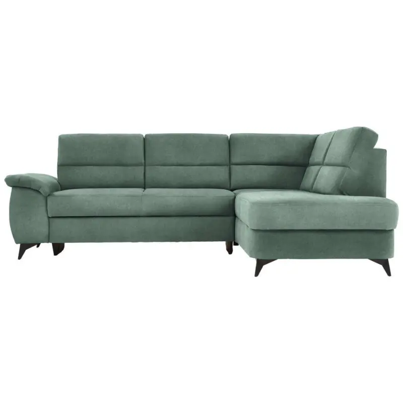 Ecksofa in Flachgewebe Mintgrün
