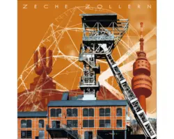 Glasbild Dortmund II 20x20 cm