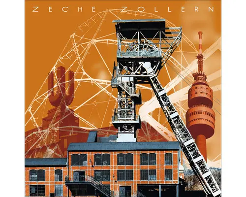 Glasbild Dortmund II 20x20 cm