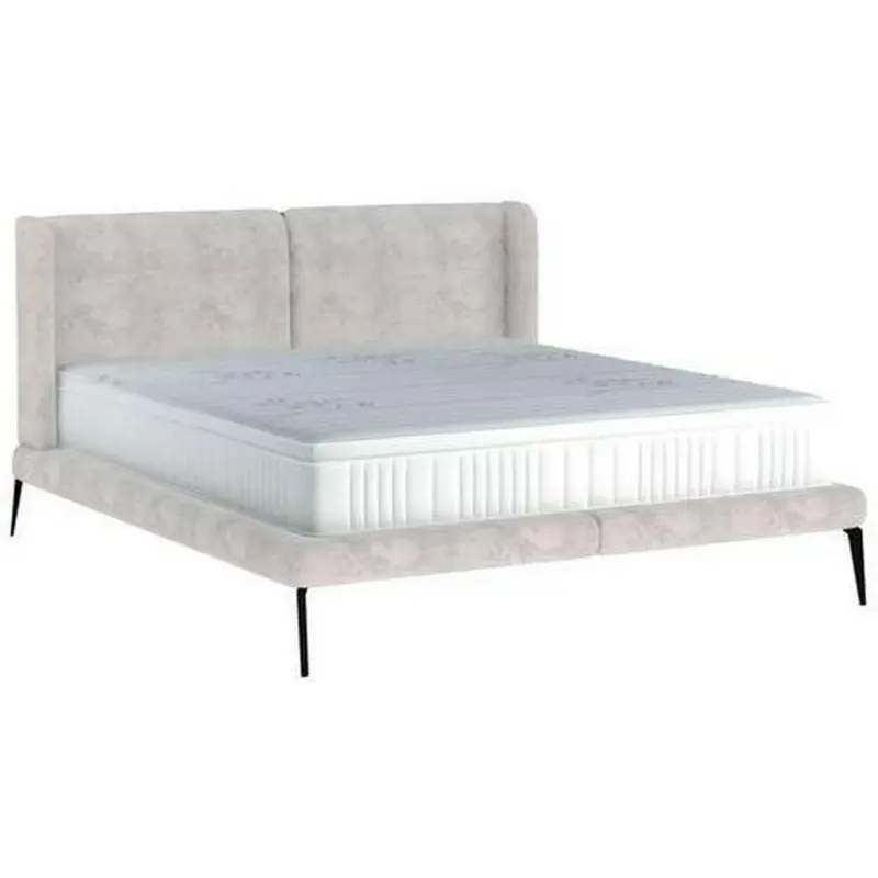 Polsterbett inkl. Matratze 180/200 cm in Creme