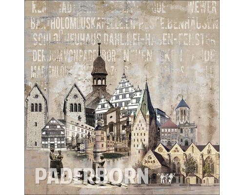 Glasbild Paderborn II 50x50 cm