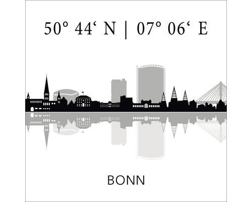 Glasbild Bonn V 30x30 cm