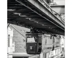 Glasbild Wuppertal XIX 20x20 cm