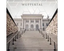 Glasbild Wuppertal III 20x20 cm