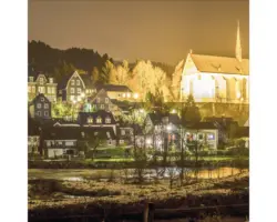 Glasbild Wuppertal XXX 20x20 cm