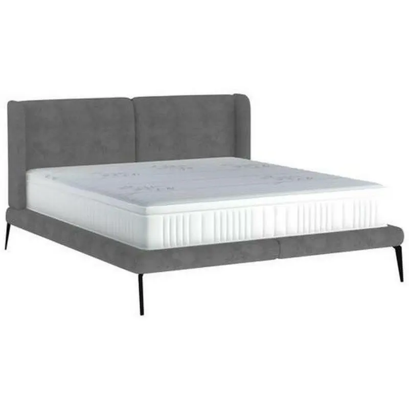 Polsterbett 180/200 cm in Grau