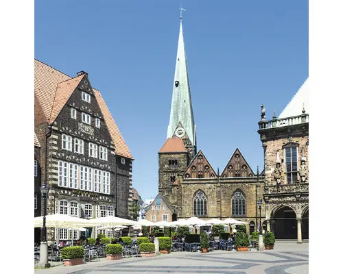 Glasbild Bremen XII 30x30 cm
