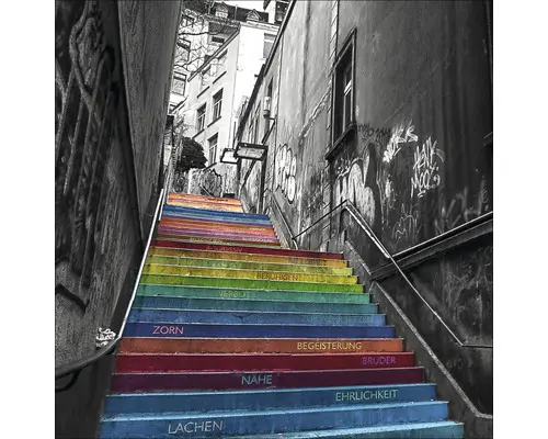 Glasbild Wuppertal V 20x20 cm