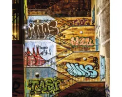 Glasbild Wuppertal XXVII 30x30 cm