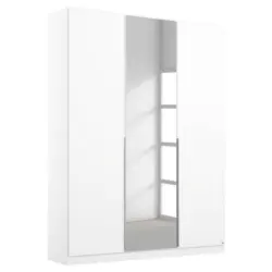 Drehtürenschrank in Weiß