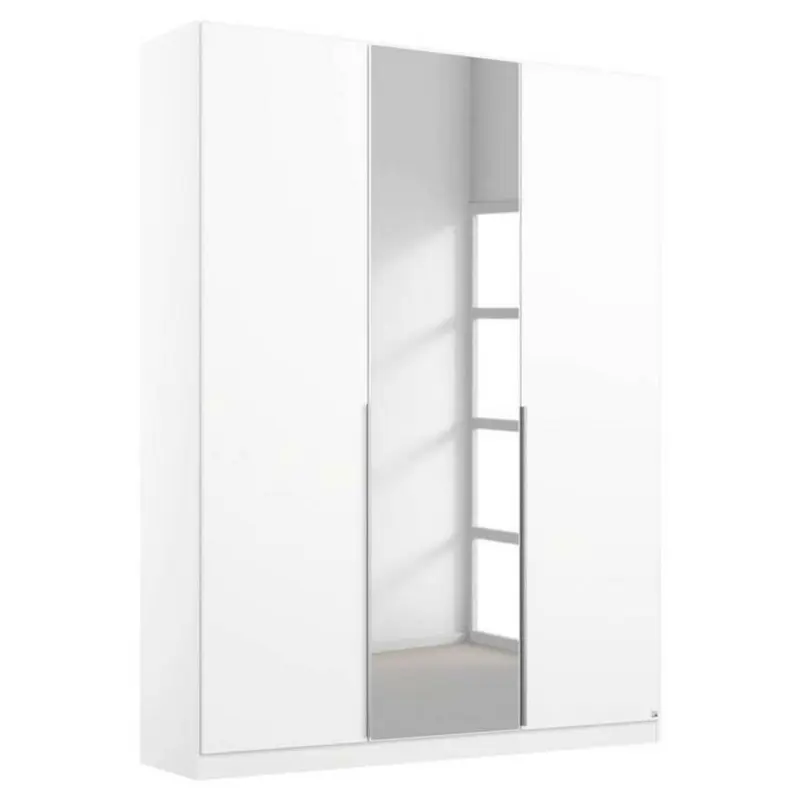 Drehtürenschrank in Weiß
