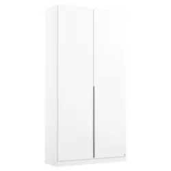 Dreht&uuml;renschrank in Wei&szlig;