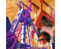 Glasbild Bochum V 50x50 cm