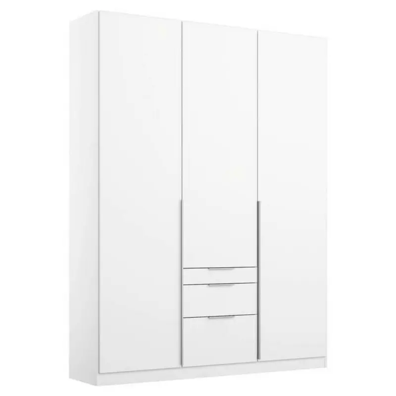 Drehtürenschrank in Weiß