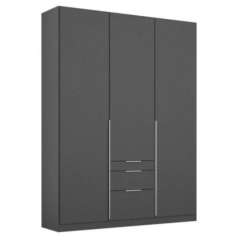 Drehtürenschrank in Grau