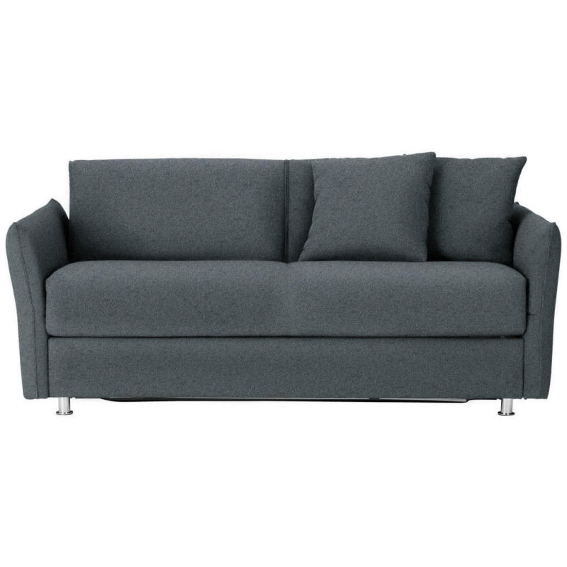 Schlafsofa in Flachgewebe Grau