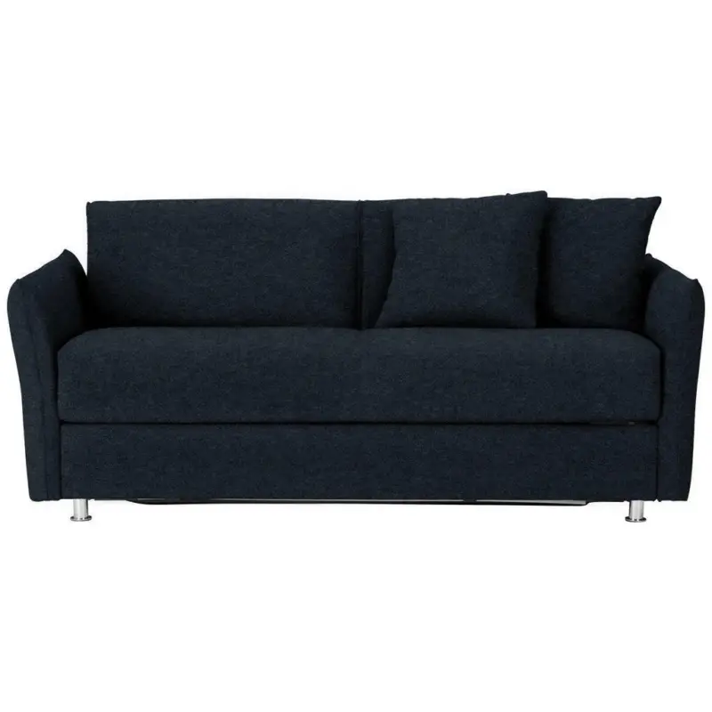 Schlafsofa in Flachgewebe Anthrazit