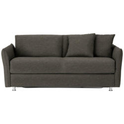 Schlafsofa in Flachgewebe Braun