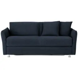 Schlafsofa in Flachgewebe Dunkelblau