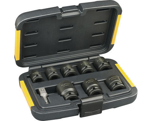 1/2" Steckschlüssel Set DeWalt DT7507-QZ, schlagfest, 9-tlg.