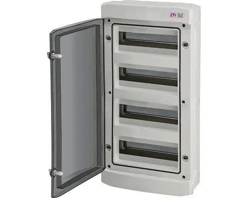 Verteilerkasten E2 31,9x66,4x14,4 cm aufputz 63 A IP65 grau (7012546011598)