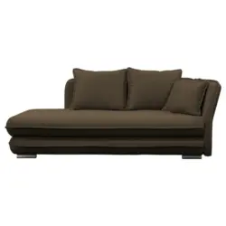 Liege in Flachgewebe Braun