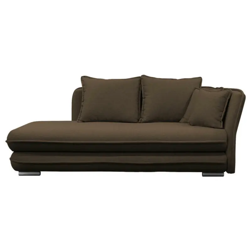 Liege in Flachgewebe Braun