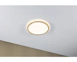 LED Panel Paulmann Atria Shine 16 W Warmweiß 1-flammig IP 44 braun natur ( 71028 )