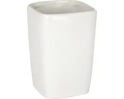 Zahnputzbecher Wenko Faro Keramik weiß