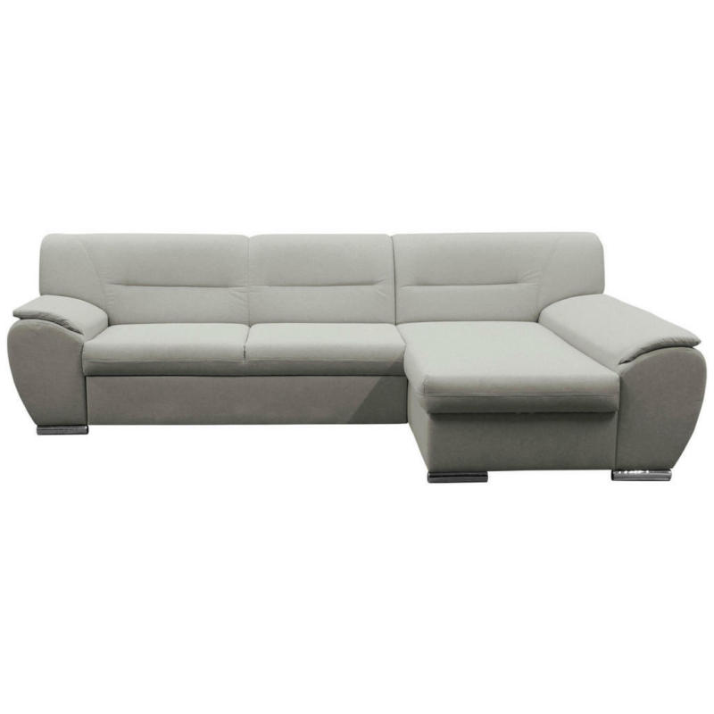 Ecksofa in Flachgewebe Beige